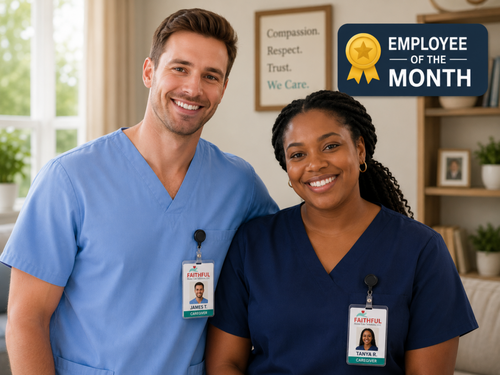 Why Work with Faithful Home Care Solutions Caregiver Team